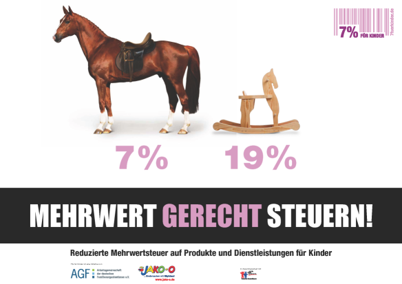 7% für Kinder: Rennpferd - Schaukelpferd